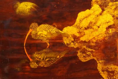 a painting of a fish that is in the water