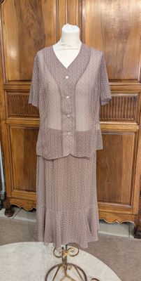 Ensemble 2 pièces - Jupe et chemisier manches courtes - Tail…