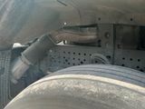 a close up view of the front of a truck ' s tire
