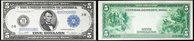 Deux types de monnaie différents sont représentés sur un fond noir.