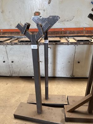 two pieces of metal sitting on top of each other