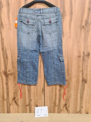 Lot de 20 pantacourts femme ? Denim bleu avec poches cargo