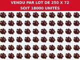 vendu par lot de 250 x 72 soit 1800 unites