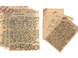 un gros plan d'un morceau de papier sur lequel on a écrit