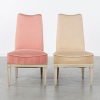 Emile Veranneman (1924–2004), deux petites chaises, bois pat… (photo 3)