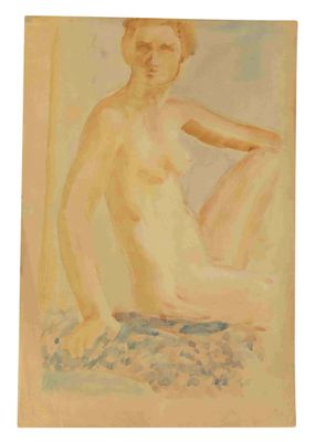 LEV BRUNI (1894–1948) Seated Nude