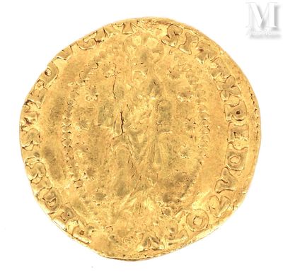 an image of a gold coin with an image of a woman on it