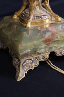 Pied de lampe en onyx et émaux cloisonnés dans le goût russe… (photo 5)