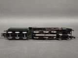 a toy train that is sitting on a table