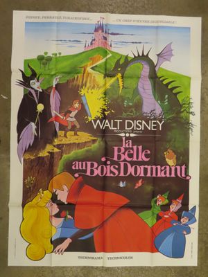 a poster for walt ' s the tale of belle and the bois dormant