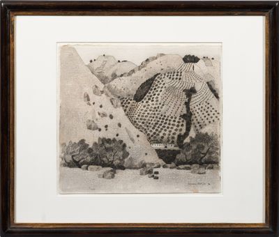 un dessin en noir et blanc représentant un poisson dans l'eau
