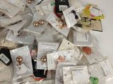 a pile of assorted items on a white table
