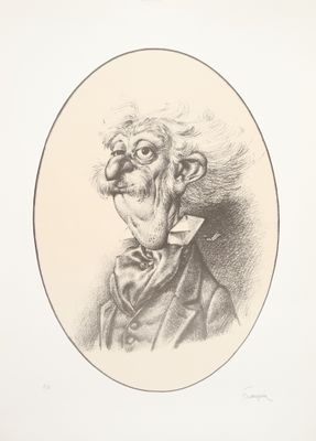 André Franquin (1924-1997) Le Comte de Champignac 1986 Sérig…