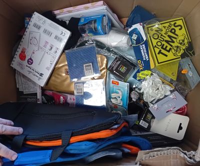 a box full of various items that are in it
