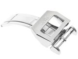 an image of a watch strap with a buckle on a white background