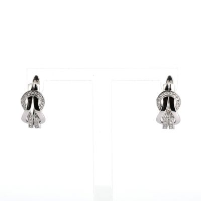 Travail contemporain Paire de boucles d'oreilles « Doubles b…