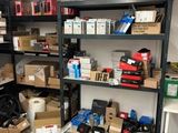 a room with a lot of boxes and boxes on the shelves