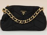 sac à bandoulière matelassé noir Prada