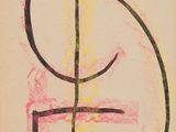 an image of a drawing of a curved object on a piece of paper