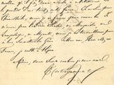 gros plan d'une feuille de papier sur laquelle on peut lire une écriture manuscrite