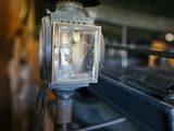 a small light that is on top of a table
