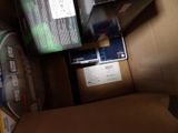 a box full of electronic equipment sitting on top of a table