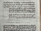 a close up of a book with writing on it