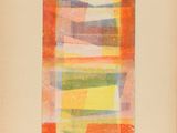 an image of a painting of a square with different colors on it