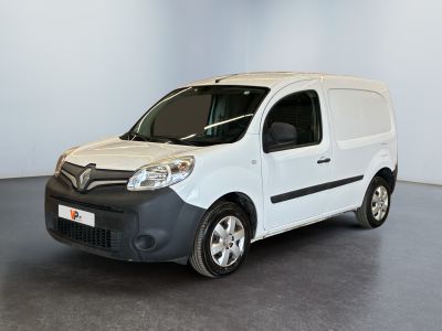 a picture of a white van parked in a room