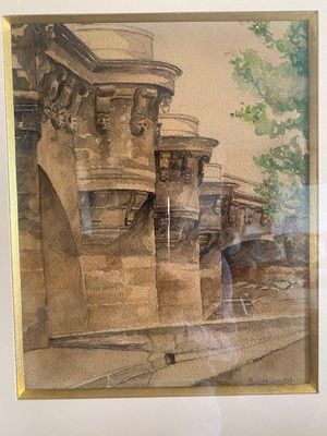 une photo d'une photo d'un bâtiment qui figure sur la photo