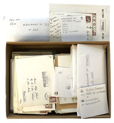 Timbre-Poste - Obl / Lettres - Etude Sur LA Marianne DE Deca…