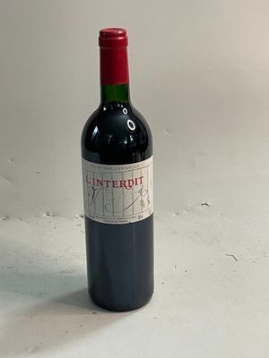 1 bouteille INTERDIT DE VALANDRAUD 2000