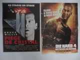 deux affiches de cinéma de « Die Hard 4 » et « Die Hard 4 » accrochées au mur