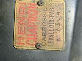 a close up of a motorcycle with a license plate on it