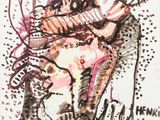 dessin représentant un homme jouant de la guitare