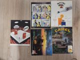 a lot of comic books on the table