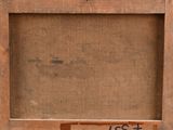 une vieille photo représentant un cadre en bois sur lequel figure un numéro