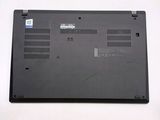 a black laptop that is sitting on a table