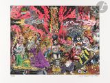an image of a painting of a group of people in a garden