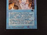 a card that has a picture of a woman and a cat on it