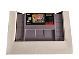 an old nintendo game in a box on a white surface