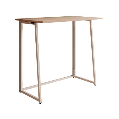 MUEBLES BONITOS - Bureau d'appoint compact - Sonoma et Blanc…
