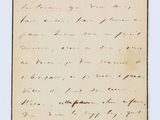 a handwritten letter written in black ink on a piece of paper