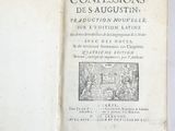 an open book with a picture of a man and a woman on it