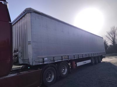 KRONE TRAILER FRANCE SEMI REMORQUE 3 ESSIEUX BACHE - Couleur : GRIS - 