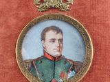 portrait of a man in a military uniform with an eagle on his shoulder