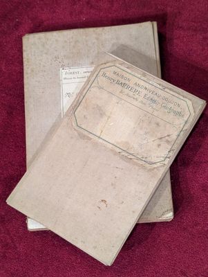 Réunion de 2 anciennes carte de Nantes et sa région marroufl…