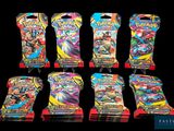 Le jeu de cartes à collectionner Pokémon comprend six paquets de cartes Pokémon.
