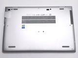 the back of a laptop with the bottom panel removed