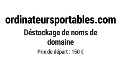 Nom de domaine ordinateursportables.
